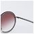 Gafas de sol degradadas de triple cadena CHANEL COCO Mark Pearl, plástico, Wine Red Silver CC Auth SW2690M Plata Burdeos - vista 14