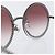 Gafas de sol degradadas de triple cadena CHANEL COCO Mark Pearl, plástico, Wine Red Silver CC Auth SW2690M Plata Burdeos - vista 16