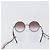 Gafas de sol degradadas de triple cadena CHANEL COCO Mark Pearl, plástico, Wine Red Silver CC Auth SW2690M Plata Burdeos - vista 2