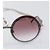 Gafas de sol degradadas de triple cadena CHANEL COCO Mark Pearl, plástico, Wine Red Silver CC Auth SW2690M Plata Burdeos - vista 6