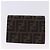 Portafoglio FENDI Zucca Canvas Nylon Set da 2 Marrone Nero Auth 198577 - vista 3