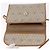 Sac à bandoulière Christian Dior Honeycomb PVC Leather Beige Gold Tone Auth 202260 - vue 11