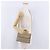 Sac à bandoulière Christian Dior Honeycomb PVC Leather Beige Gold Tone Auth 202260 - vue 21
