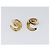 GIVENCHY Celine Earring metal 2 Set Gold Tone Auth ka6049 - Ansicht 3