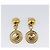GIVENCHY Celine Earring metal 2 Set Gold Tone Auth ka6049 - Ansicht 8
