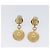 GIVENCHY Celine Earring metal 2 Set Gold Tone Auth ka6049 - Ansicht 9