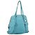 PRADA Tote Bag aus Leder hellblau silber Auth 199466V