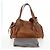 Borsa a tracolla Miu Miu con fiocco laterale in pelle marrone e tono oro Auth am12465V - vista 12