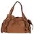 Borsa a tracolla Miu Miu con fiocco laterale in pelle marrone e tono oro Auth am12465V - vista 2