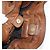 Borsa a tracolla Miu Miu con fiocco laterale in pelle marrone e tono oro Auth am12465V - vista 24