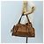 Borsa a tracolla Miu Miu con fiocco laterale in pelle marrone e tono oro Auth am12465V - vista 25