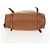 Borsa a tracolla Miu Miu con fiocco laterale in pelle marrone e tono oro Auth am12465V - vista 5