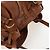 Borsa a tracolla Miu Miu con fiocco laterale in pelle marrone e tono oro Auth am12465V - vista 6