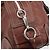 Chloé Bolso Chloe Patsy de cuero marrón plata auténtico am12552A Castaño - vista 10