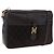 Bolso de hombro BALENCIAGA de cuero gamuza marrón y dorado Auth bs37014 Castaño