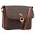 Céline Borsa a tracolla CELINE Macadam PVC Pelle Marrone Tono Oro Auth BA15489