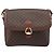 Céline Borsa a tracolla CELINE Macadam PVC Pelle Marrone Tono Oro Auth BA15489 - vista 13