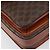Céline Borsa a tracolla CELINE Macadam PVC Pelle Marrone Tono Oro Auth BA15489 - vista 14