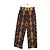 Autre Marque Pantalones anchos marrones Castaño