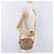 Céline Borsa a tracolla CELINE Macadam PVC Pelle Beige Tono Oro Auth 202226 - vista 22