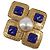 Spilla CHANEL Metallo Tono Oro CC Auth bs37051M