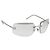 CHANEL Randlose Sonnenbrille Metall Silber CC Auth BA15458