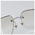 CHANEL Randlose Sonnenbrille Metall Silber CC Auth BA15458 - Ansicht 17