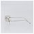 CHANEL Randlose Sonnenbrille Metall Silber CC Auth BA15458 - Ansicht 3