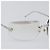 CHANEL Randlose Sonnenbrille Metall Silber CC Auth BA15458 - Ansicht 5