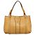 Borsa Tote Christian Dior in pelle beige Auth 201982 - vista 2