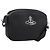 Borsa a tracolla Vivienne Westwood PVC Black Silver Auth am12513V Nero Argento
