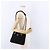 Borsa a tracolla con catena PRADA in camoscio nero e oro Auth yk20760V D'oro - vista 28