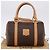 Edge Céline Borsa a mano CELINE Macadam Canvas PVC Leather 2way Brown Gold Auth 199479V Marrone D'oro - vista 12