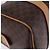 Edge Céline Borsa a mano CELINE Macadam Canvas PVC Leather 2way Brown Gold Auth 199479V Marrone D'oro - vista 16