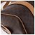 Edge Céline Borsa a mano CELINE Macadam Canvas PVC Leather 2way Brown Gold Auth 199479V Marrone D'oro - vista 18