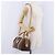 Edge Céline Borsa a mano CELINE Macadam Canvas PVC Leather 2way Brown Gold Auth 199479V Marrone D'oro - vista 24