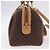 Edge Céline Borsa a mano CELINE Macadam Canvas PVC Leather 2way Brown Gold Auth 199479V Marrone D'oro - vista 4