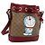 GUCCI Doraemon Micro GG Supreme Bag PVC Beige Gold 647801 Auth 201921SAM D'oro