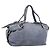 Borsa a tracolla GUCCI Bamboo in pelle blu e argento 232959 Auth 199519