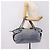 Borsa a tracolla GUCCI Bamboo in pelle blu e argento 232959 Auth 199519 - vista 22