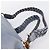 Borsa a tracolla GUCCI Bamboo in pelle blu e argento 232959 Auth 199519 - vista 8