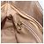 Borsa a mano CARTIER Marcello in pelle dorata Auth 201954 D'oro - vista 21