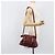 Chloé Borsa Chloe Paraty in pelle 2way Bordeaux Gold Auth BA15119 D'oro Bordò - vista 25