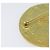 Spilla CHANEL Metallo Tono Oro CC Auth bs37050V - vista 10