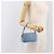 Pouch a mano Miu Miu in pelle azzurro e oro Auth 199107V D'oro Blu chiaro - vista 22