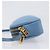 Pouch a mano Miu Miu in pelle azzurro e oro Auth 199107V D'oro Blu chiaro - vista 4