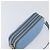 Pouch a mano Miu Miu in pelle azzurro e oro Auth 199107V D'oro Blu chiaro - vista 6