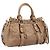 Borsa a mano Miu Miu Vitellolux 2way Brown Gold Auth 201908 Marrone D'oro