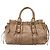 Borsa a mano Miu Miu Vitellolux 2way Brown Gold Auth 201908 Marrone D'oro - vista 2