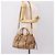 Borsa a mano Miu Miu Vitellolux 2way Brown Gold Auth 201908 Marrone D'oro - vista 23